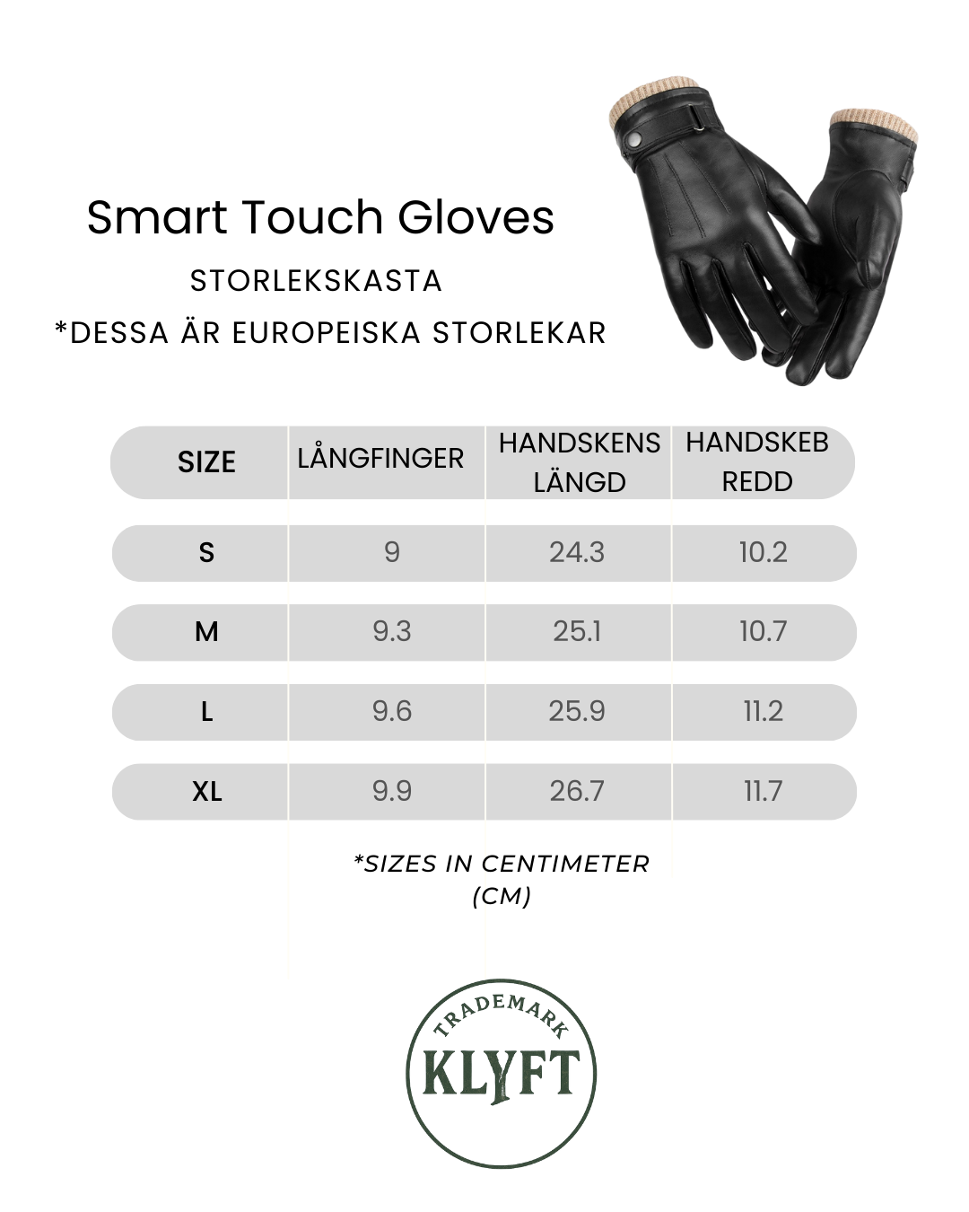 KLYFT Touch Gloves